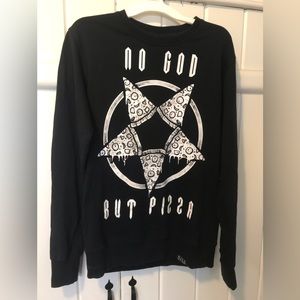 killstar pizza sweatshirt